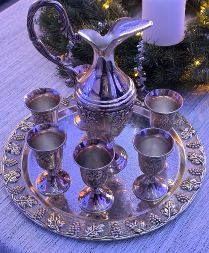 Türkische versilberte kanne - versilberte,