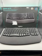 Logitech – Wave Keys, ergonomische Tastatur Bluetooth QWERTZ *2 TASTEN DEFEKT*
