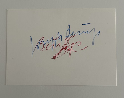 Joseph beuys original signiert - joseph,