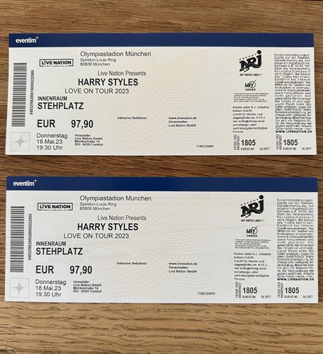 Konzert tickets harry styles - konzert,