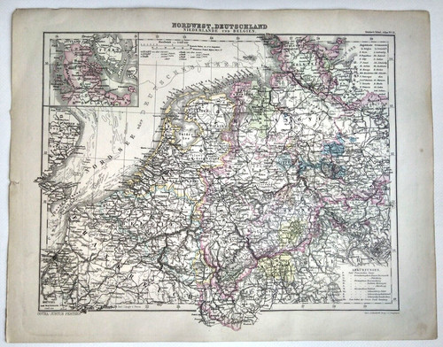Litho landkarte nordwest - landkarte,