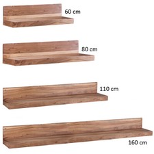 FineBuy Wandregal Massiv