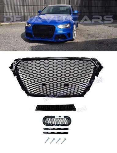 Rs4 look kühlergrill schwarz - look,