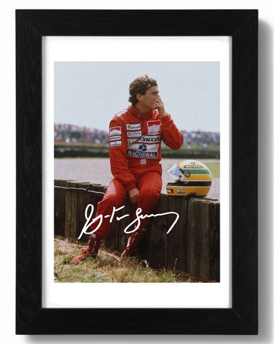 Ayrton senna signed autogramm - ayrton,