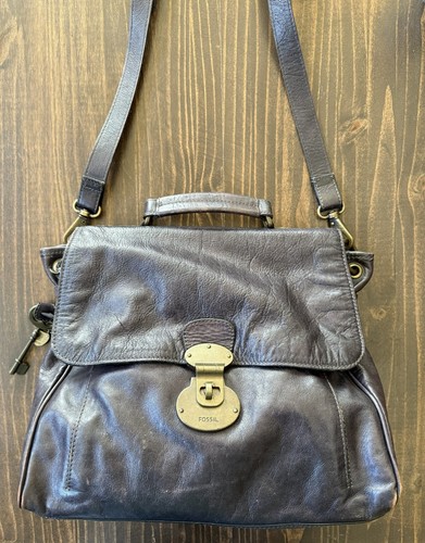 Fossil zb3047 leather - fossil, satchel