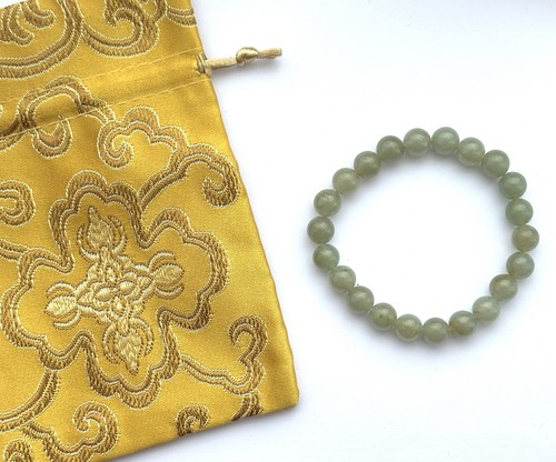Natürliches hetian grün jade - grün,