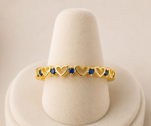 Karat gelbgold blauer - 9,