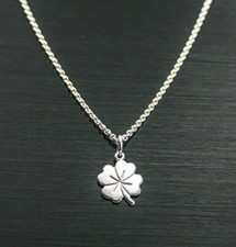 Pandora Schöne Kette Sterlingsilber Silber 925 Kleeblatt charm Collier Swarovski