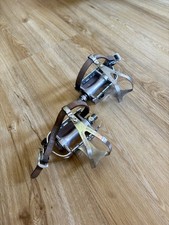 Sakae Ringyo SP-150 Pedale, Japan, Christophe Leder-Riemen, vintage Rennrad