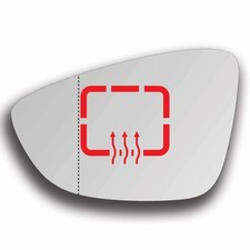 Asphärisch Links Beheizbar für Volkswagen Passat Alltrack 2010 - 2015