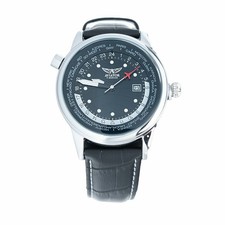 Aviator Herrenuhr AVW6975G354 Ø 45 mm Quarz Edelstahl Grau