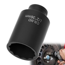 Vielzahn Nuss 36 mm Kraft Schlagschrauber Antriebswellen Werkzeug 12-kant 1/2"