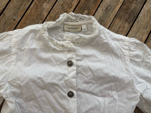 Dirndlbluse weiß kinder - dirndlbluse,