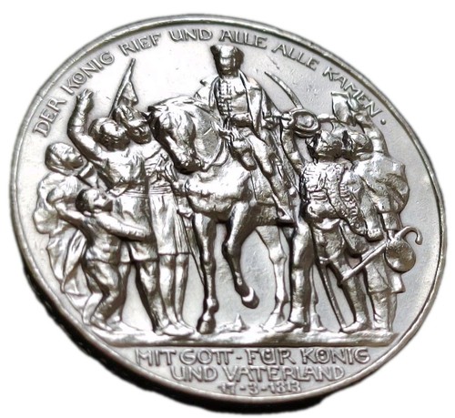 Preußen mark 1913 silber - preußen, 3