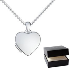 Amoonic Foto Medaillon Herz in