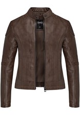 Damen Echtleder Jacke Biker