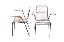 alter Stuhl Korbstuhl Terassenstuhl Garten DDR Sitz  Vintage