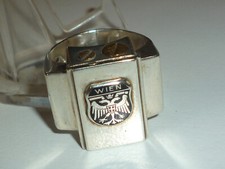 VINTAGE "RING" SEMI-AUTOMATIC LIGHTER (KARL RAMBOUSEK) - 900 SILVER - AUSTRIA