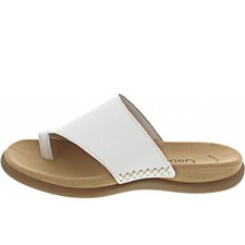 Gabor Damen Zehentrenner in Weiß