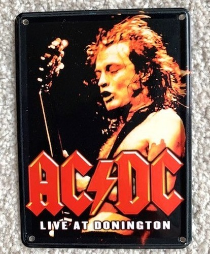 Blechschild acdc live at - acdc,