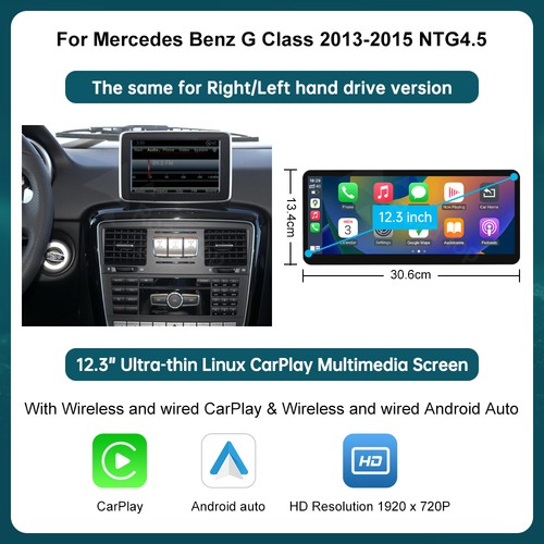 Wireless autoradio - 12.3"wireless,