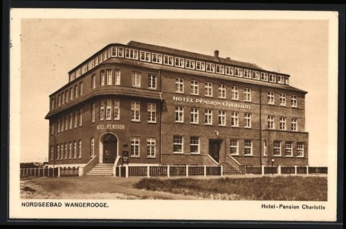 Ansichtskarte wangerooge - ansichtskarte,