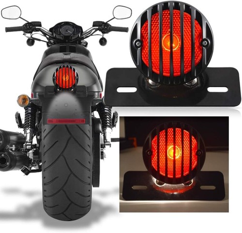 Schwarzes motorrad bremslicht - schwarzes,