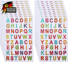 Glitzer Buchstaben Aufkleber