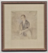 Biedermeier-Portrait aus