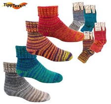 2 Paar warme kuschelige Kindersocken Wolle Skandinavien-Style Antiloch-Garantie