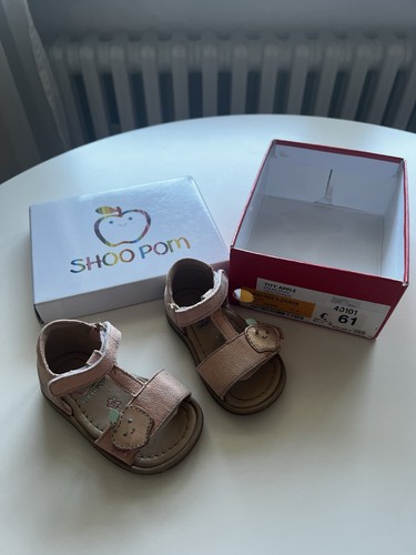 Baby sandalen apfel shoo pom - apfel,
