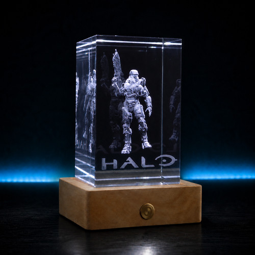 Master chief halo 3d - -,