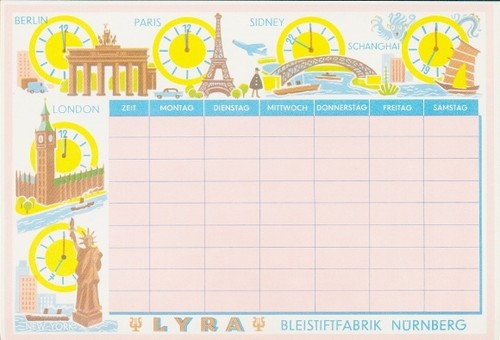 Stundenplan reklame lyra - stundenplan,