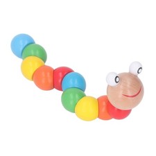 (Bunte Raupe) Hölzerne Raupe