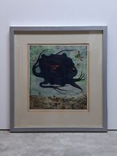 ARIK BRAUER Orig.  Aquatinta- Farbradierung G-30 VIII 1968 Signiert Num. 13/99 