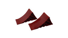 Anhängerersatzteil Unterlegkeil aus Kunststoff rot, 2er-Set