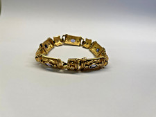 ARMBAND mit TANSANITEN AUS GG