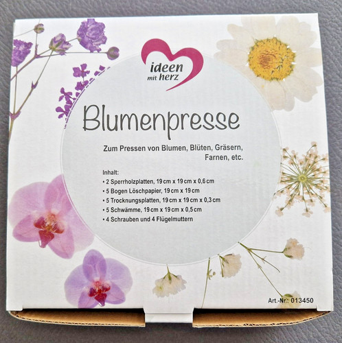 Blumenpresse herbarium - blumenpresse,