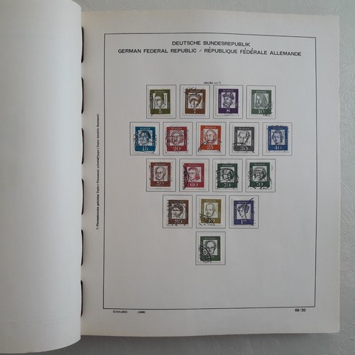 Brd schaubek briefmarkenalbum - brd,
