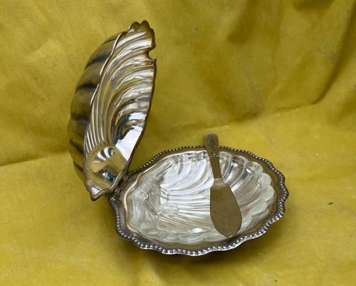 Kaviar muschel glaseinsatz mit - kaviar,