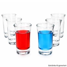 6x Lino Schnapsgläser 2cl bis