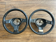 2x LEDER LENKRAD 3 SPEICHEN VW PASSAT GOLF V TOURAN EOS 1Q0 419 091 ZUM BEZIEHEN