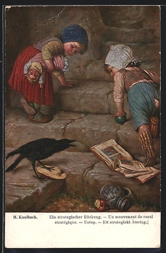 Künstler hermann kaulbach - künstler-ak,