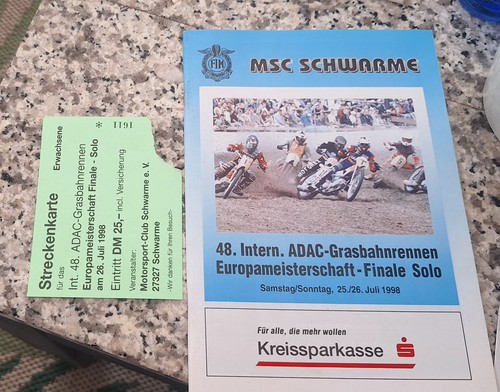 Speedway programm sandbahn - speedway,