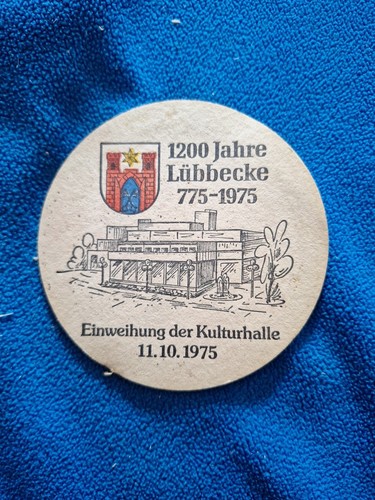Bierdeckel 1975 lübbecke - 1975,