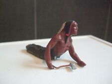 Lineol Indianer mit Beil liegend ( 002 )