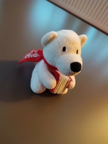 Coca cola plüschbär weiß - coca,
