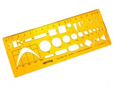 ZEICHEN SCHABLONE ROTRING 852757 ELEKTRO-SCHABLONE ROTRING 852 757