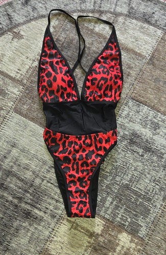 Rot schwarzer leoparden look - schwarzer,