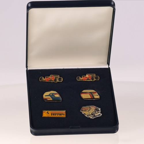 Pin set prost alesi - pin's, ferrari